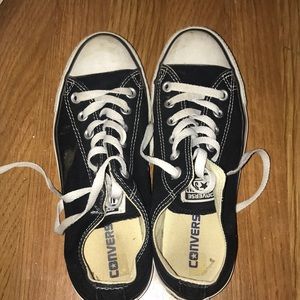 authentic black converse